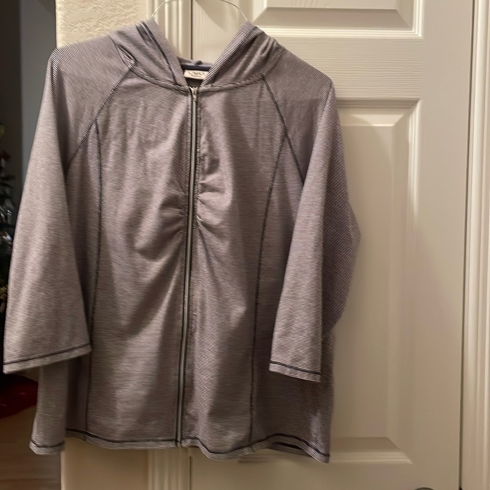 Cato zip up hooded lightweight jacket XL